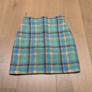 Gucci lovelight Mini Skirt in Turquoise size 40